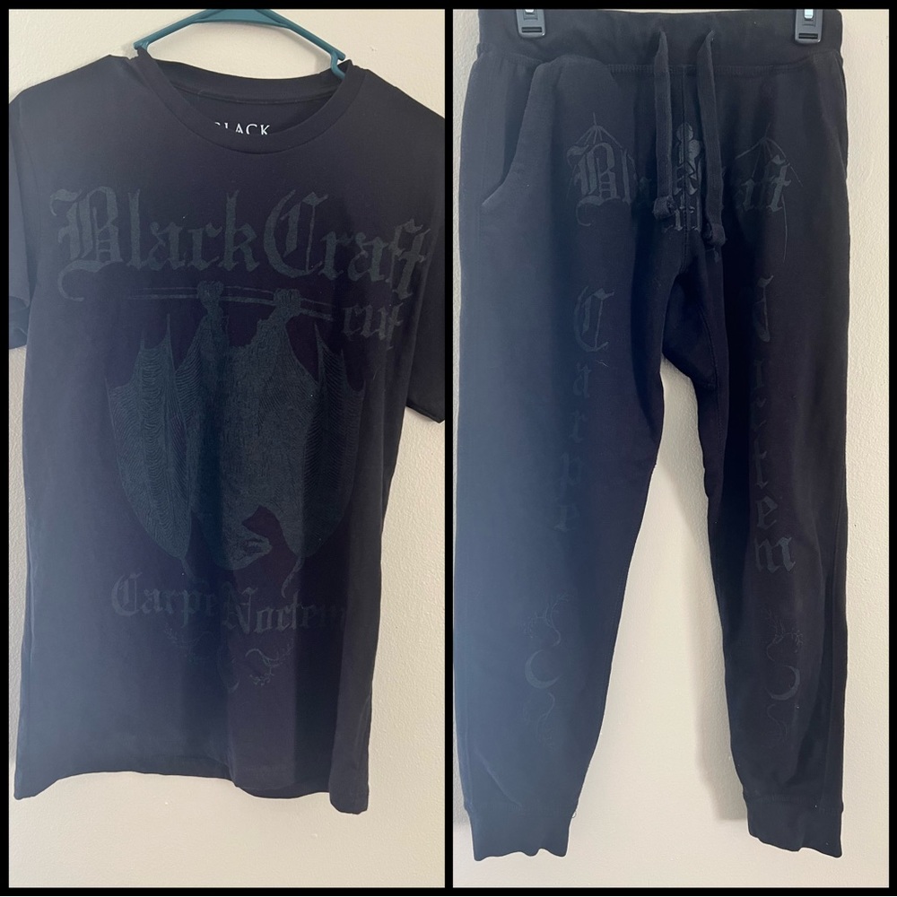 Sz S Blackcraft Cult Tee Xs joggers set
